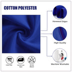 20" Polyester Table Napkin - Royal Blue