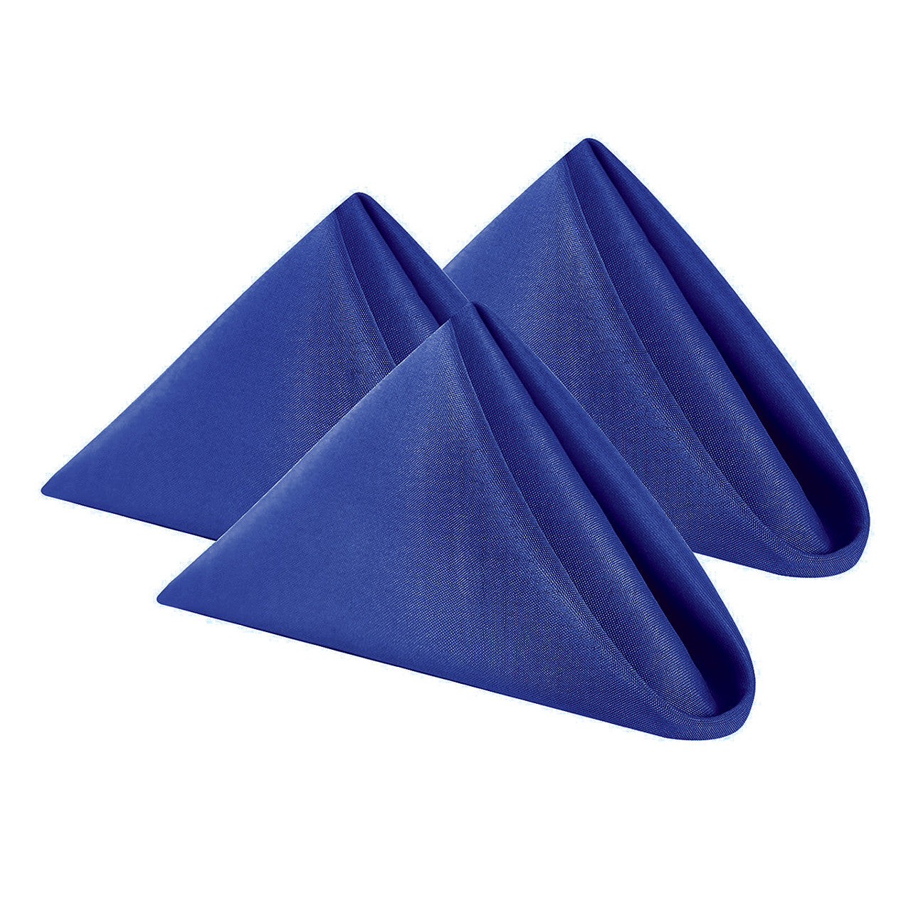 20" Polyester Table Napkin - Royal Blue