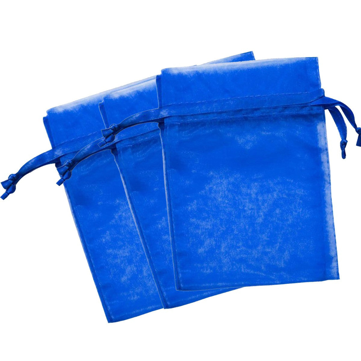 50pcs Sheer Organza Small Gift Bags with Drawstrings - Assorted Colours