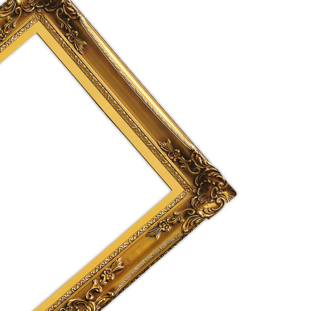 Cardboard Photo Frame Prop - Gold