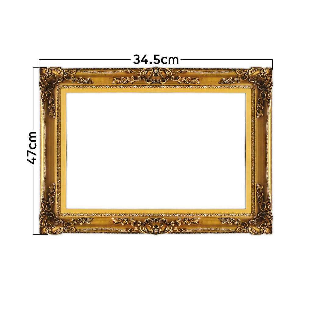 Cardboard Photo Frame Prop - Gold