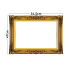 Cardboard Photo Frame Prop - Gold