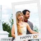 Cardboard Photo Frame Prop - Birthday