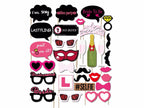30pc Hen Party Photo Booth Cardboard Party Props