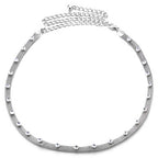 Silver Diamante Mesh Belt