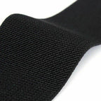 Black Elasticated Clip on Belt Large