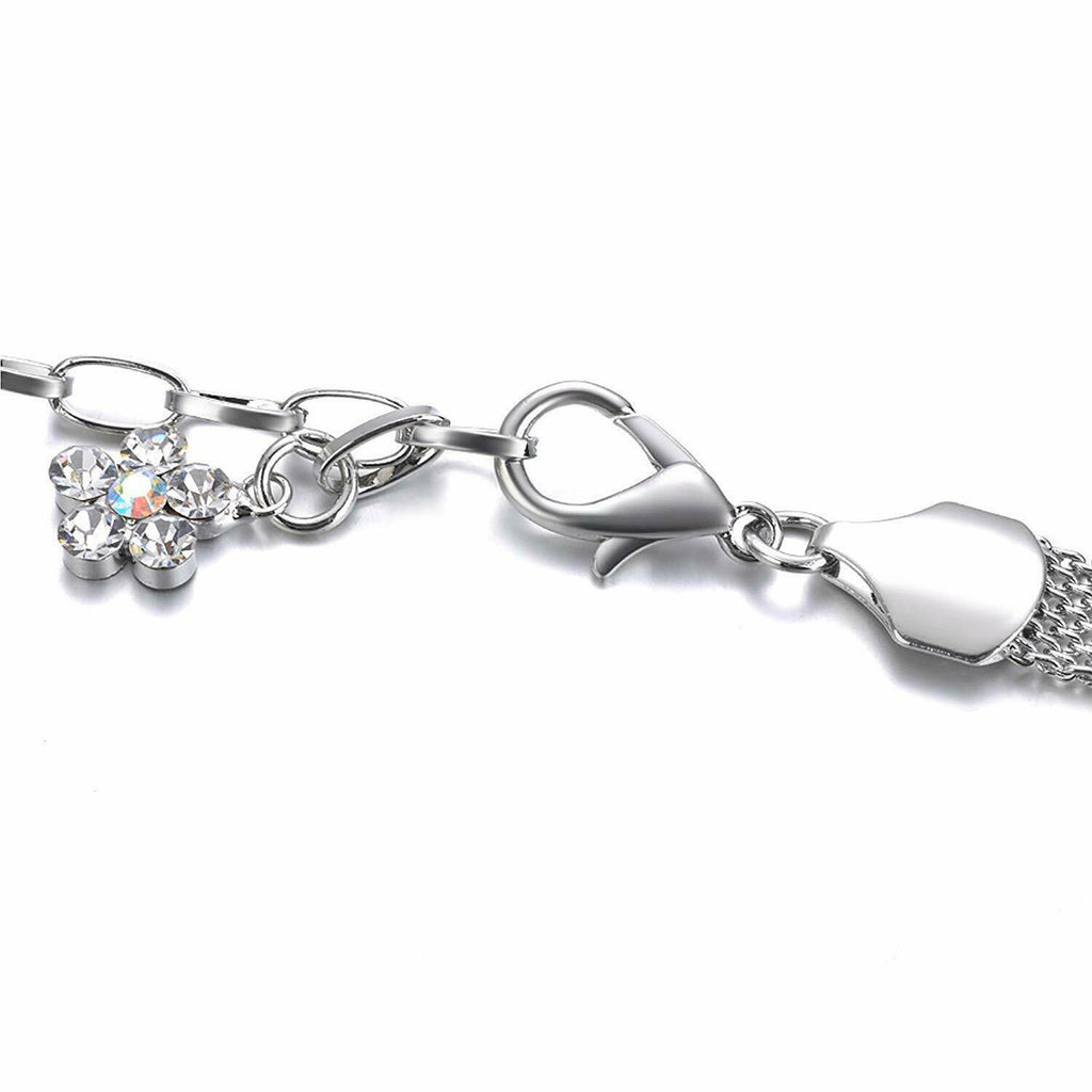 Oval Diamante Belt - Silver