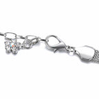 Oval Diamante Belt - Silver