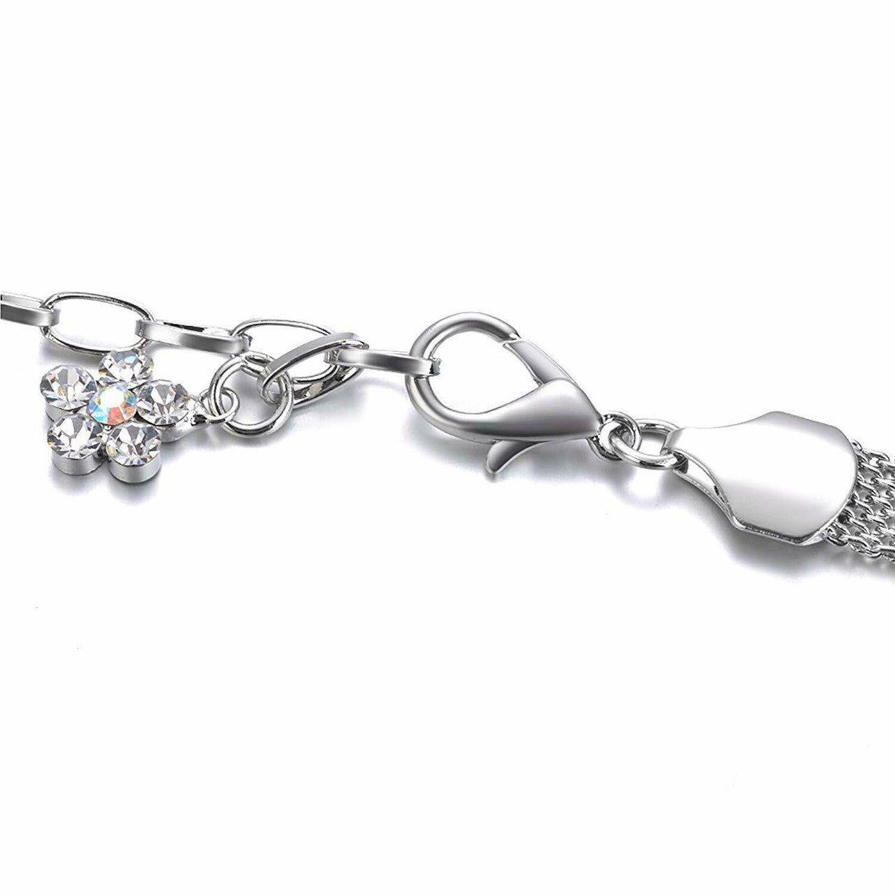 Oval Diamante Belt - Silver