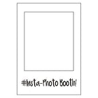 Cardboard Photo Frame Prop - Instagram - White