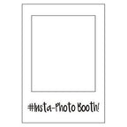 Cardboard Photo Frame Prop - Instagram - White