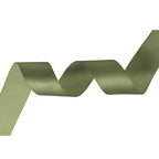 1m Double Sided Satin Ribbon-Sage