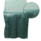 30cm x 274cm Shiny Sequin Table Runner - Mint Green