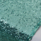30cm x 274cm Shiny Sequin Table Runner - Mint Green