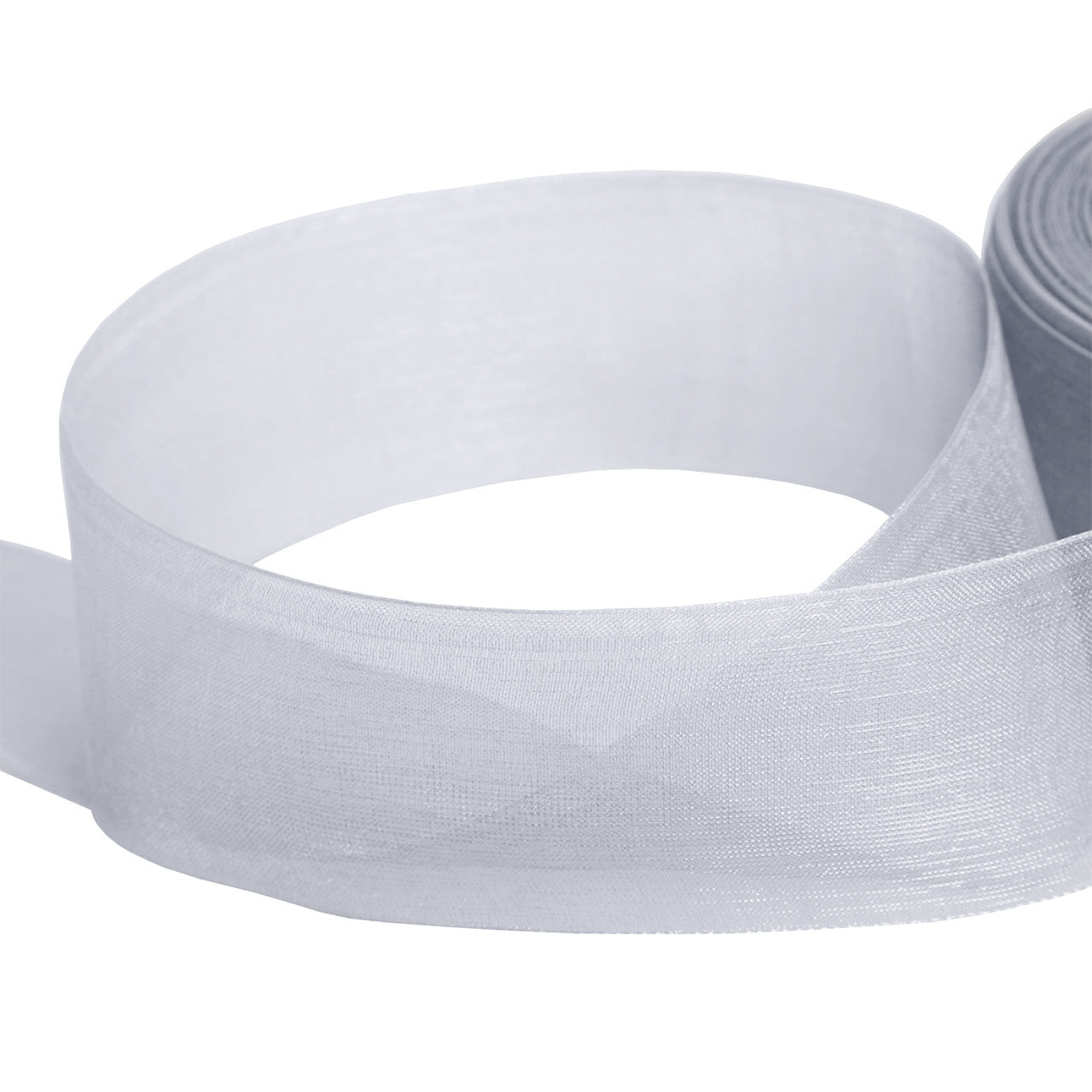 Organza Ribbon in Shell Grey