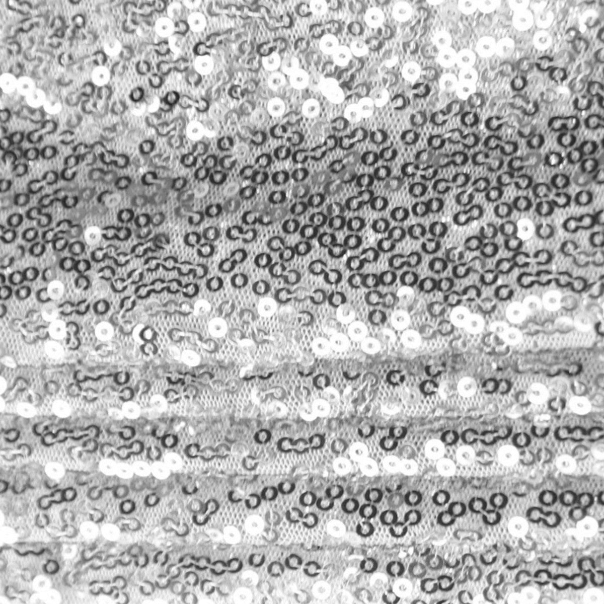 4ft x 7ft Sequin Photography Backdrop - Silver