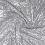 4ft x 7ft Sequin Photography Backdrop - Silver