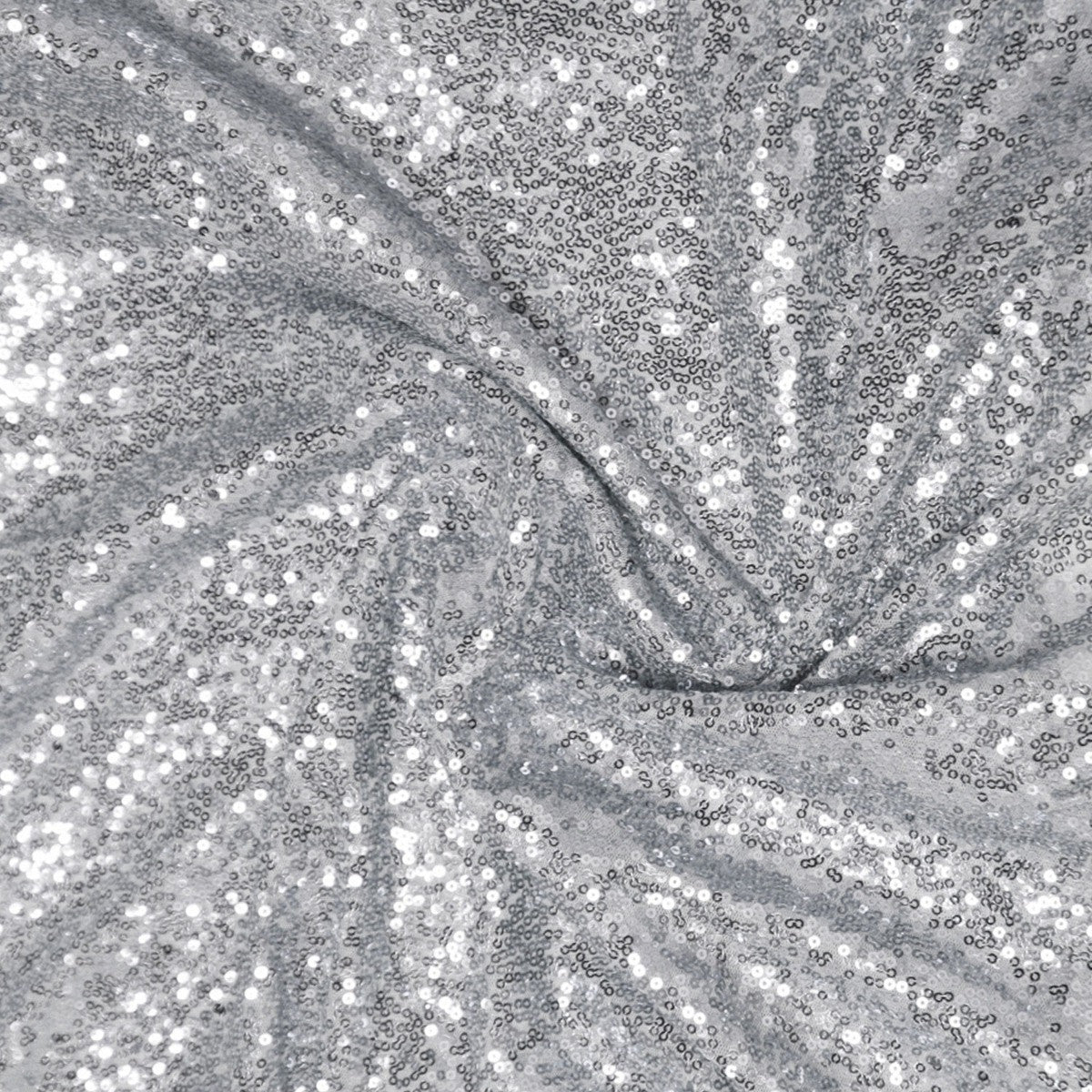 4ft x 7ft Sequin Photography Backdrop - Silver