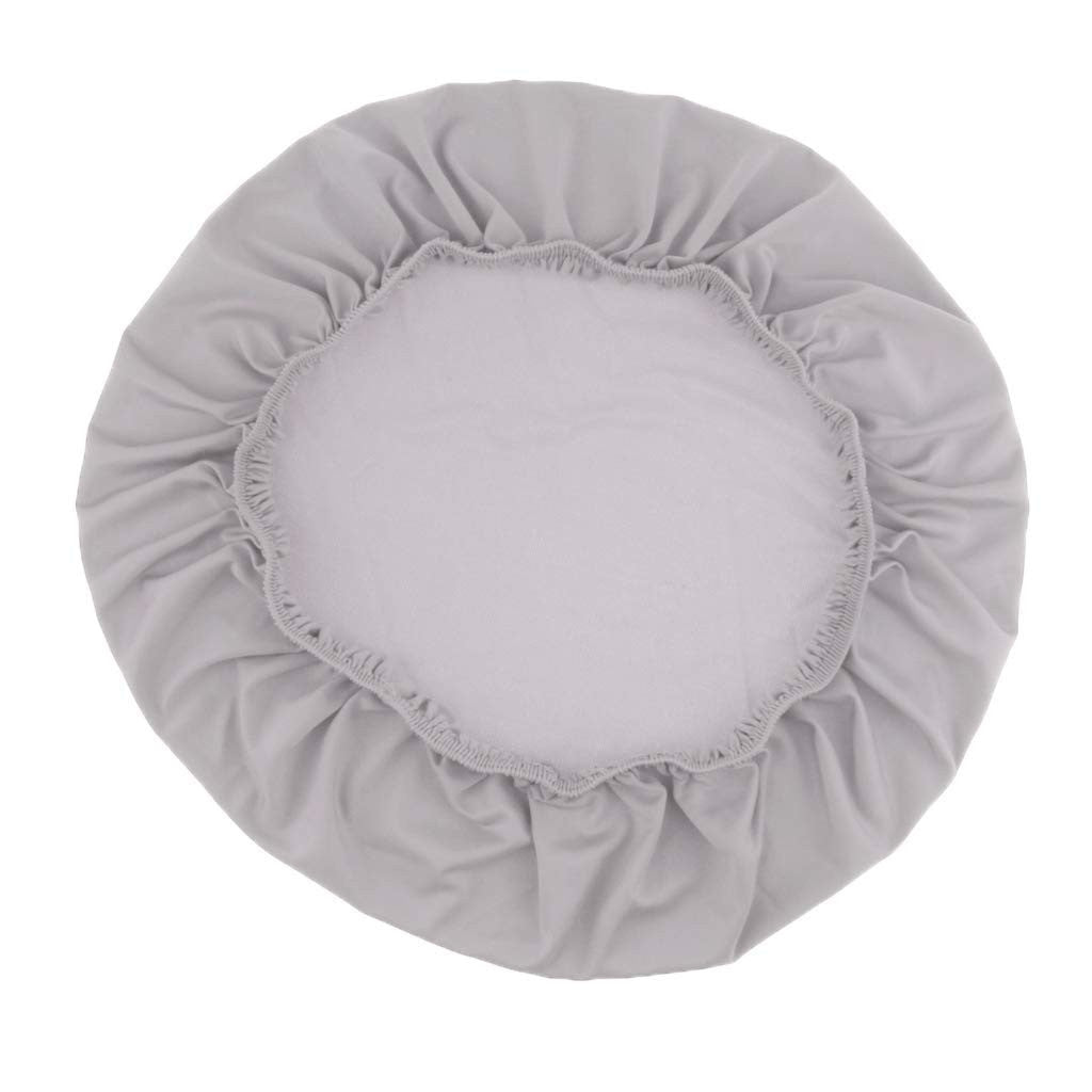 Spandex Seat Pad Cover - Silver