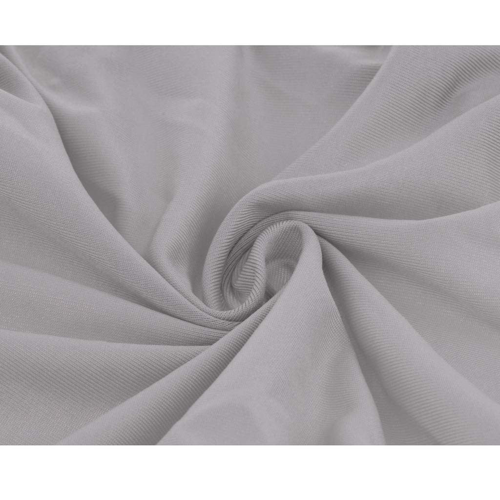 Spandex Seat Pad Cover - Silver