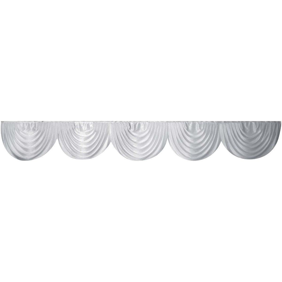 3m Ice Silk Detachable Swag for Photography Backdrop - Silver