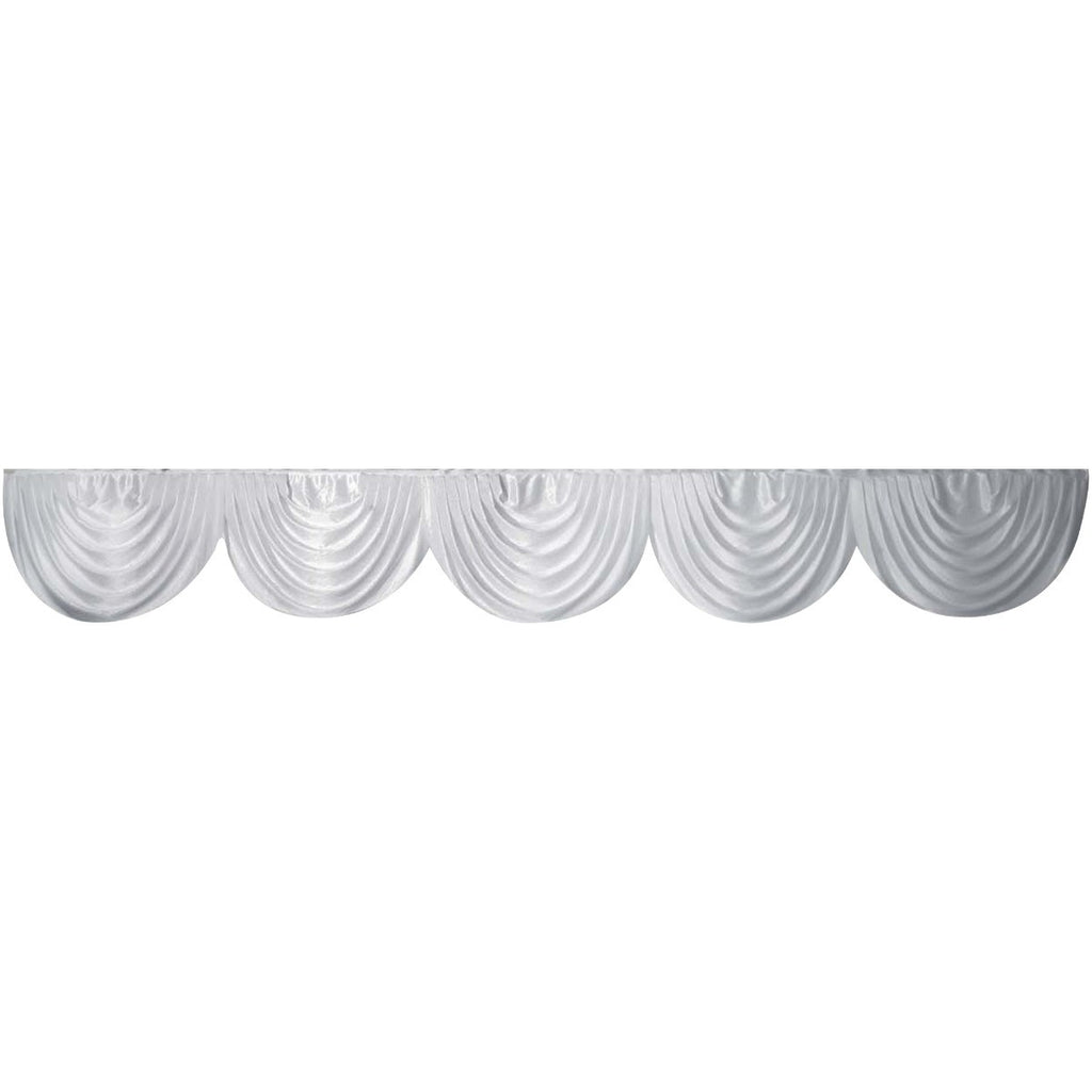 3m Ice Silk Detachable Swag for Photography Backdrop - Silver