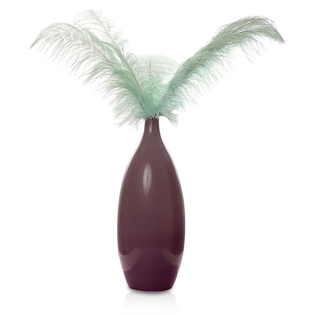 50-60cm Loose Ostrich Feathers, 5pcs - Silver