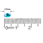 2000 Iridescent Table Scatter Acrylic Crystals, 4.5mm - Silver Turquoise