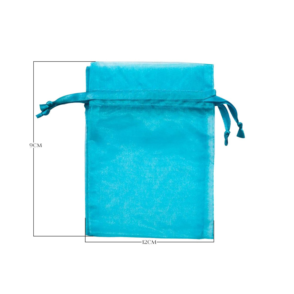 50pcs Sheer Organza Small Gift Bags with Drawstrings - Assorted Colours