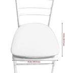 Spandex Seat Pad Cover - Ivory