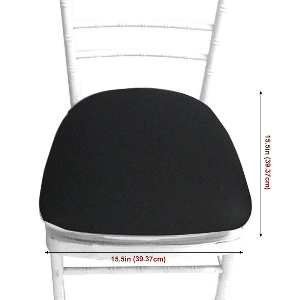 Spandex Seat Pad Cover - Black