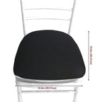 Spandex Seat Pad Cover - Black