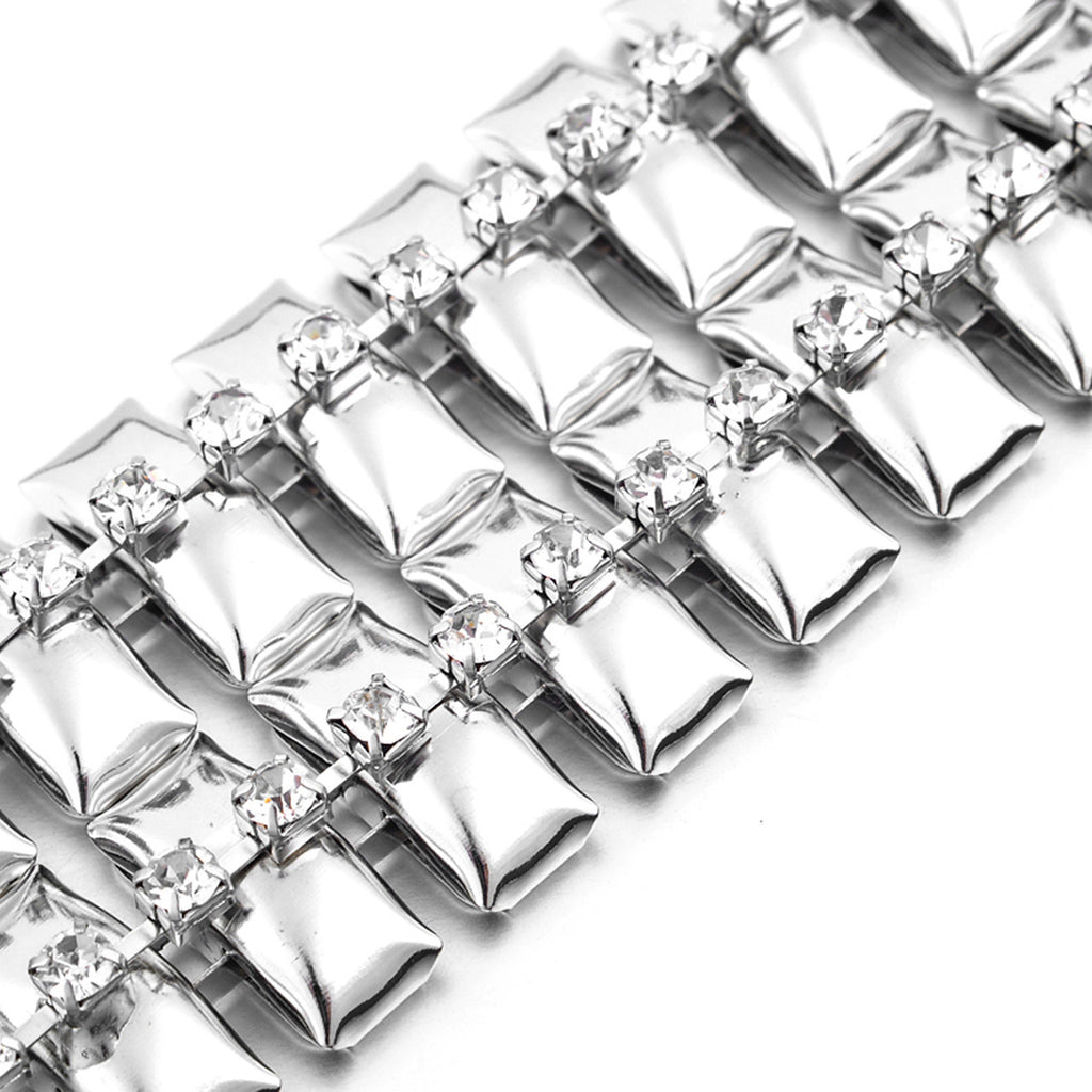 Silver Heavy Duty Scaled Belt