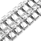 Silver Heavy Duty Scaled Belt
