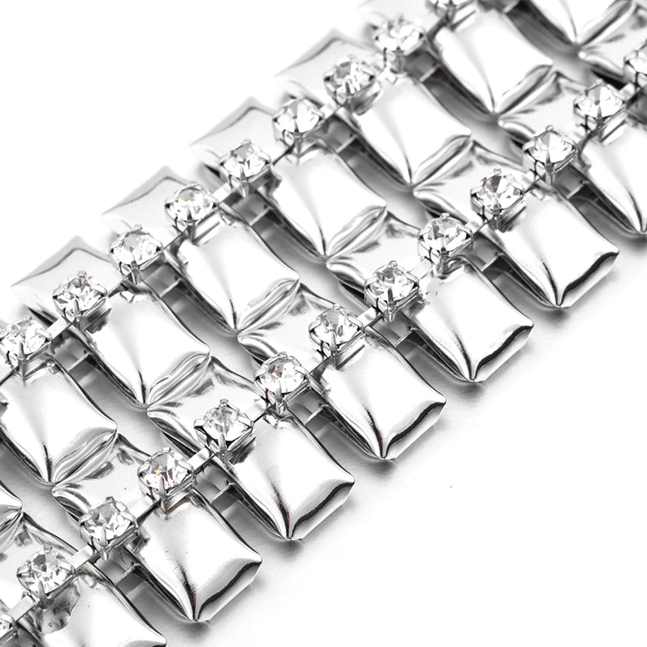 Silver Heavy Duty Scaled Belt