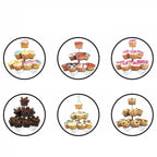 3-Tier Metal Tree Cupcake Stand with 13 Muffin Holder