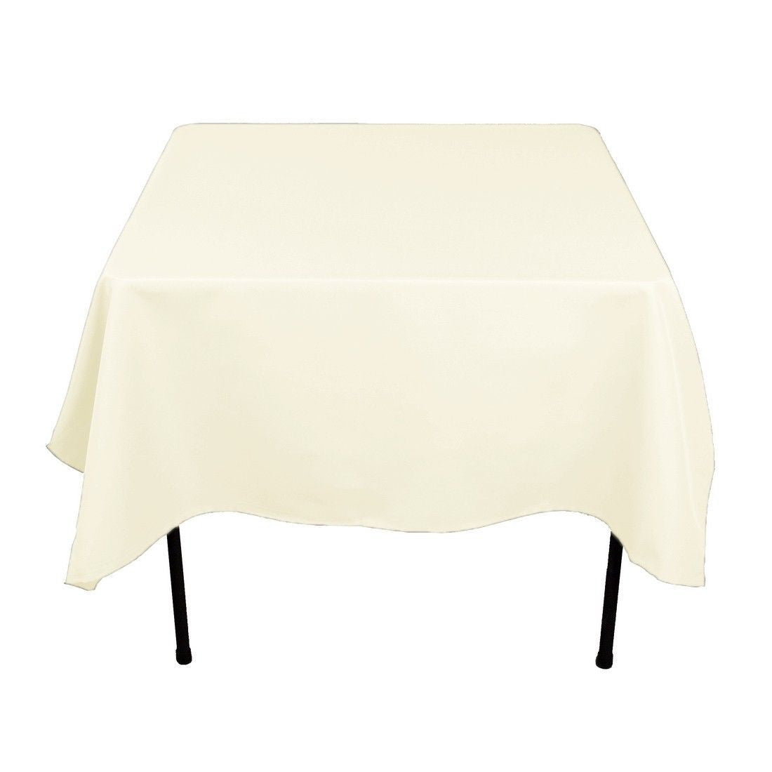 Square Polyester Tablecloth - Ivory