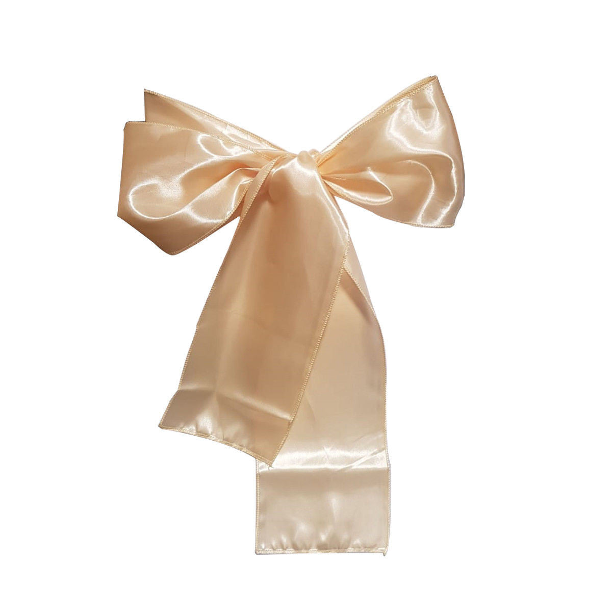 Premium Satin Chair Sash - Champagne Gold - 18cm x 274cm