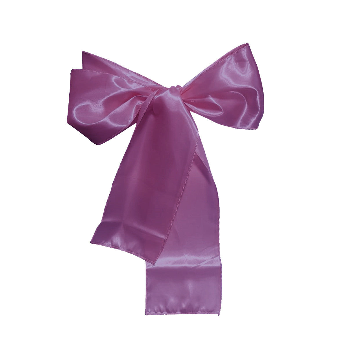 Premium Satin Chair Sash - Grape - 18cm x 274cm