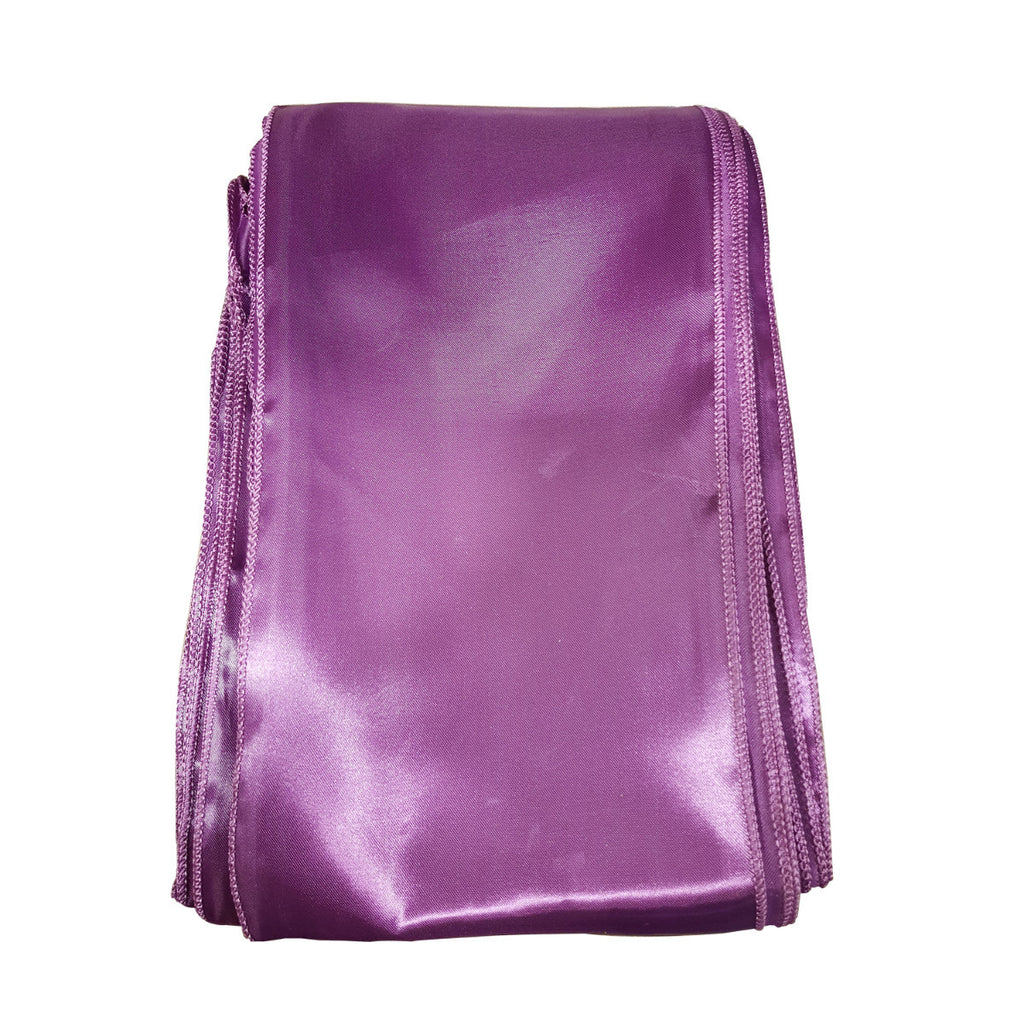 Premium Satin Chair Sash - Grape - 18cm x 274cm
