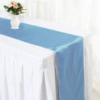 11" x 108" Satin Table Runner - Baby Blue