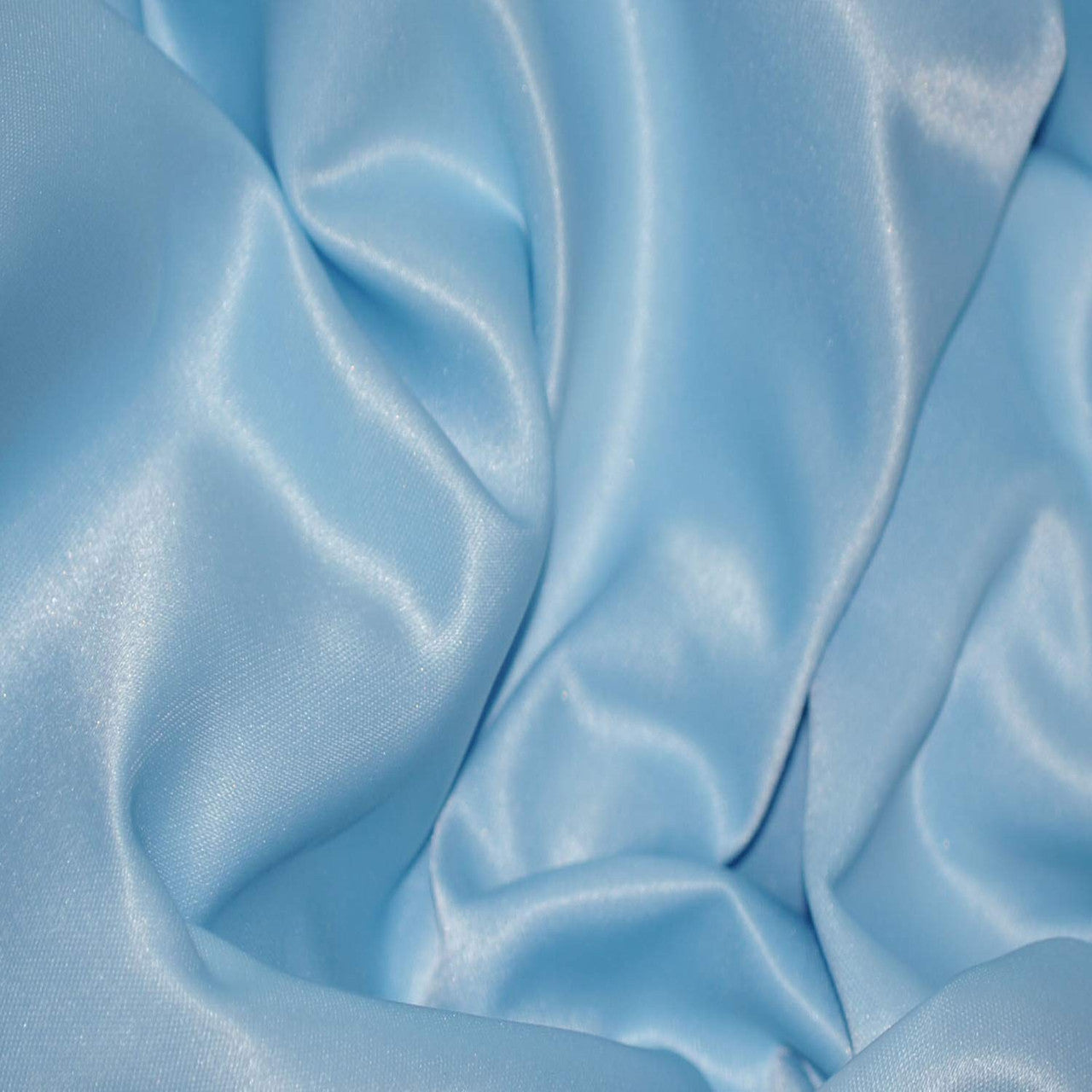 11" x 108" Satin Table Runner - Baby Blue