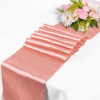 11" x 108" Satin Table Runner - Coral