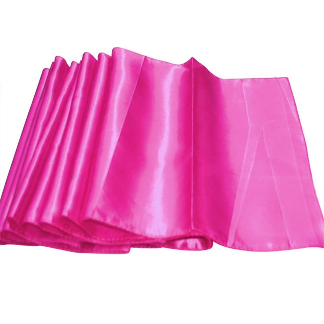 11" x 108" Satin Table Runner - Fuchsia Pink