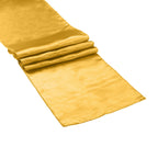 11" x 108" Satin Table Runner - Gold