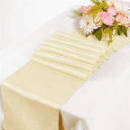 11" x 108" Satin Table Runner - Ivory