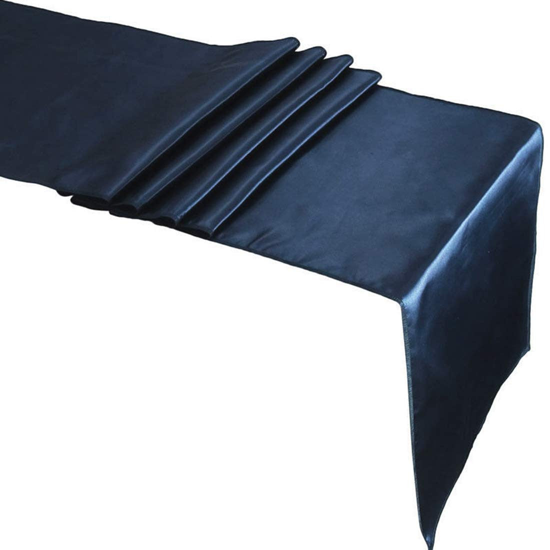 11" x 108" Satin Table Runner - Navy