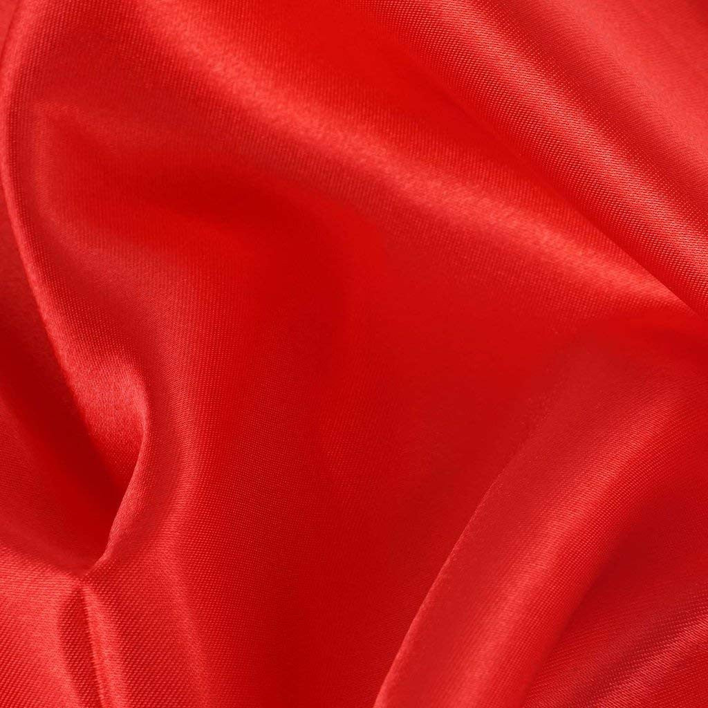 11" x 108" Satin Table Runner - Red