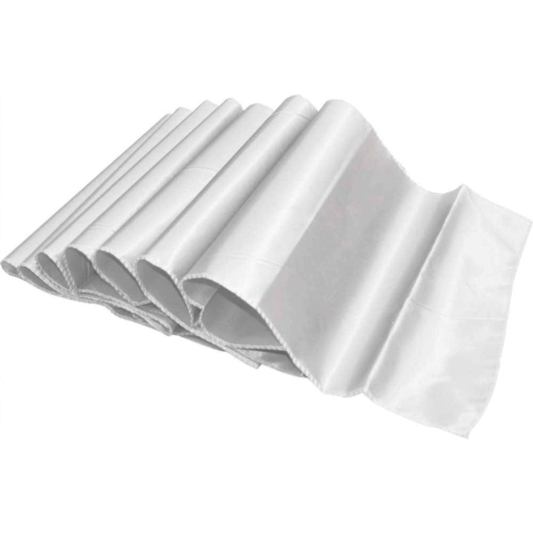 11" x 108" Satin Table Runner - Silver
