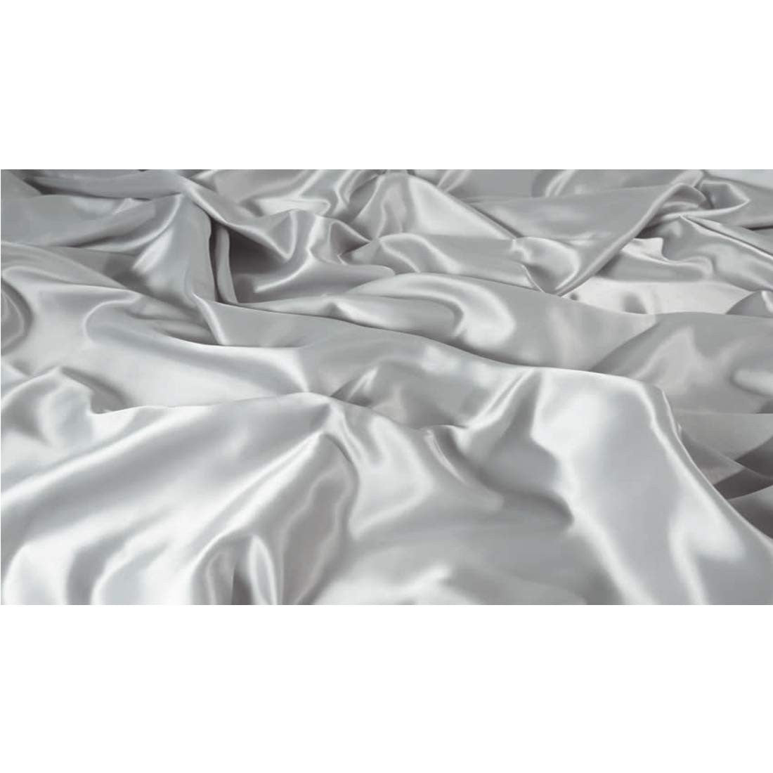 11" x 108" Satin Table Runner - Silver